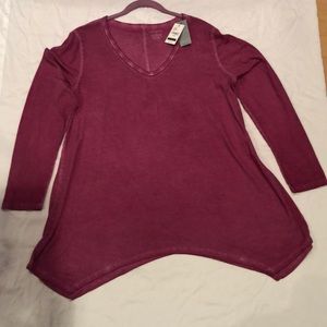 Lane Bryant long sleeve v-neck tunic